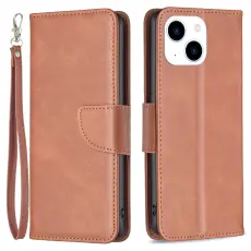  iPhone 15 Fodral Shark Solid L&auml;der Brun
