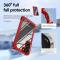  Samsung Galaxy S23 Skal Xtreme Shockproof Hybrid Röd