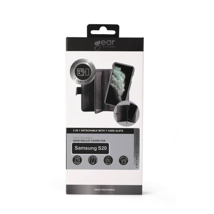 Bild 2, Gear GEAR Samsung Galaxy S20 2in1 Magnet Fodral / Skal Flerfack Svart
