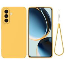  Samsung Galaxy A17 Skal Liquid Silikon Gul
