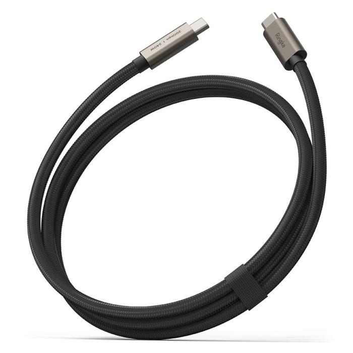 Bild 2, Ringke Ringke 1m 240W PD USB 3.2 Gen 2x2 USB-C - USB-C Ka