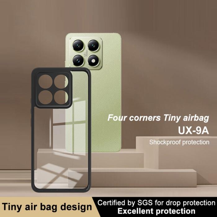 Bild 4, IMAK IMAK Xiaomi 14T Skal Hybrid Transparent / Svart