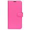  Motorola Edge 50 Pro 5G Litchi Läder Fodral Rosa