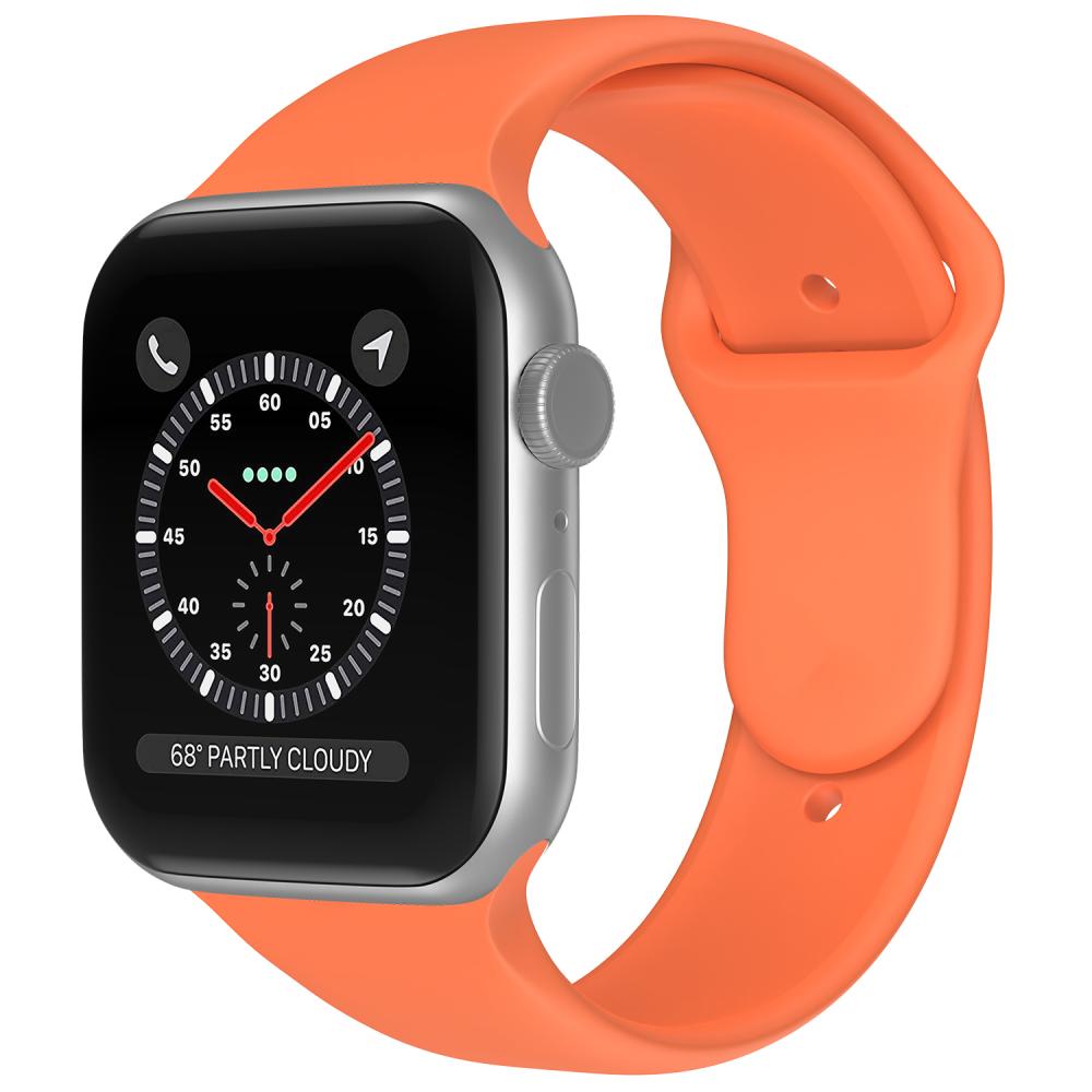 ColorPop Apple Watch 38/40/41/42 mm Silikon Armband (M/L) Orange