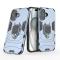  iPhone 16 Skal Hybrid Ring Armor Blå
