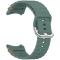  Galaxy Watch 5/5 Pro/6/7/FE Armband Silikon Wave Design Grön