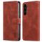 AZNS AZNS Samsung Galaxy S24 FE Fodral Läder Brun