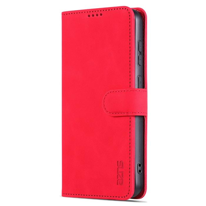 Bild 6, AZNS AZNS Samsung Galaxy S24 FE Fodral Läder Röd