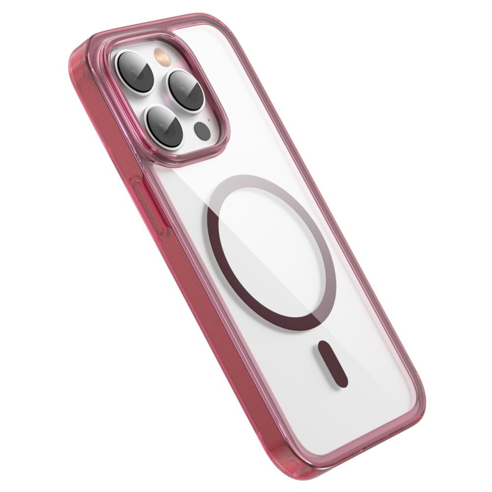 ColorPop ColorPop iPhone 14 Pro Max Skal CH MagSafe Transparent/Röd