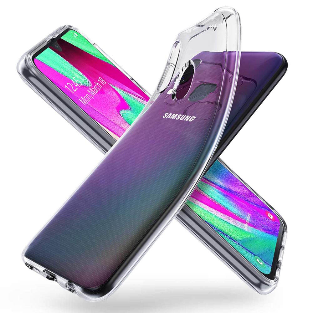  Samsung Galaxy A40 - Transparent TPU Skal