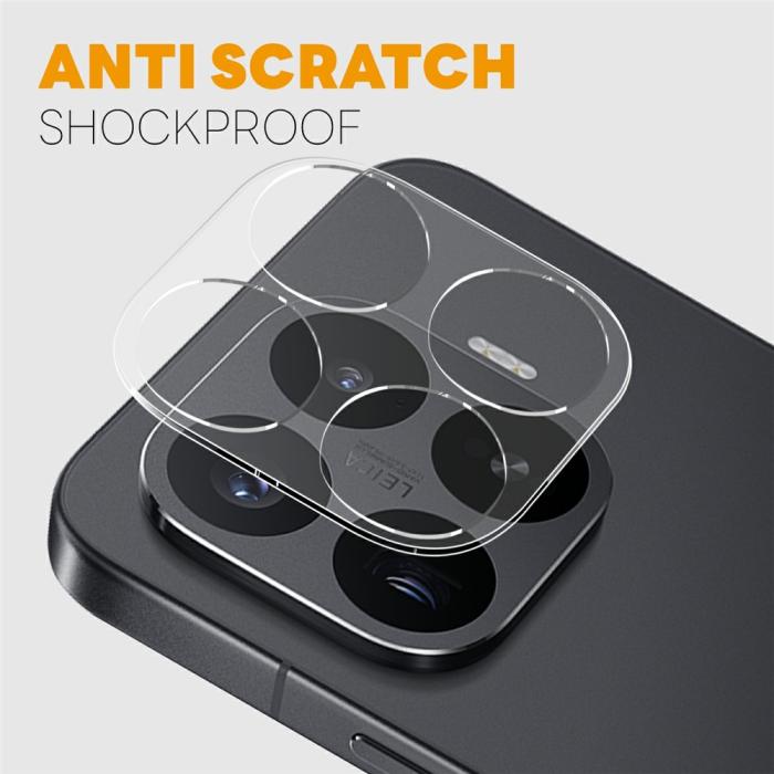 Bild 2, NORTHJO NORTHJO Xiaomi 17T 2-PACK Linsskydd Härdat glas Transparent