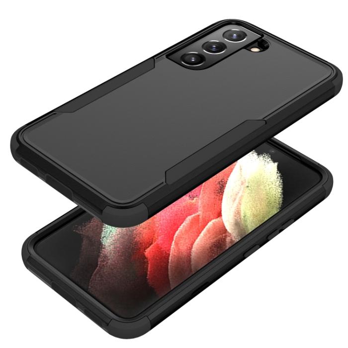 Bild 2,  Samsung Galaxy S22 Skal Hybrid Shockproof Svart