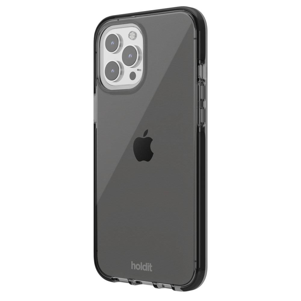 holdit holdit iPhone 15 Pro Max Mobilskal Seethru Svart