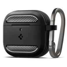 Spigen Spigen AirPods 4 Skal Rugged Armor Matt Svart