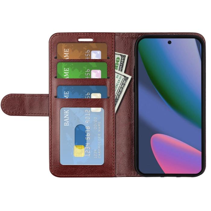 Bild 2,  Google Pixel 11 Pro XL Fodral Crazy Horse Läder Brun