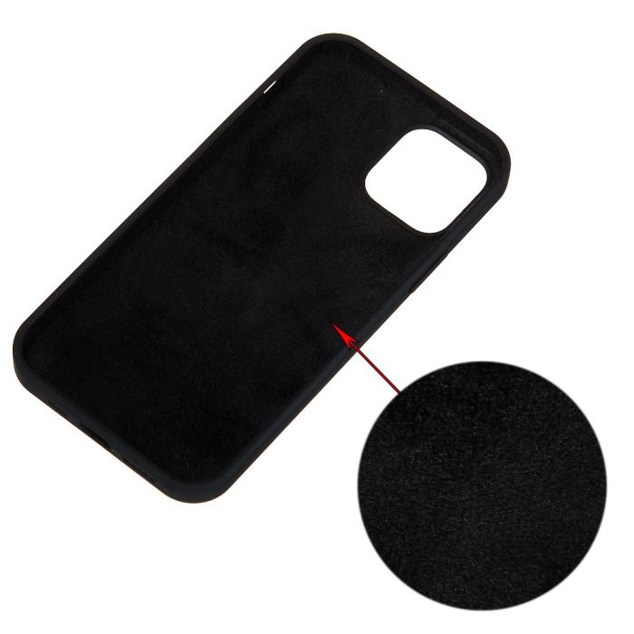 Bild 3,  iPhone 13 Skal Liquid Silikon Svart