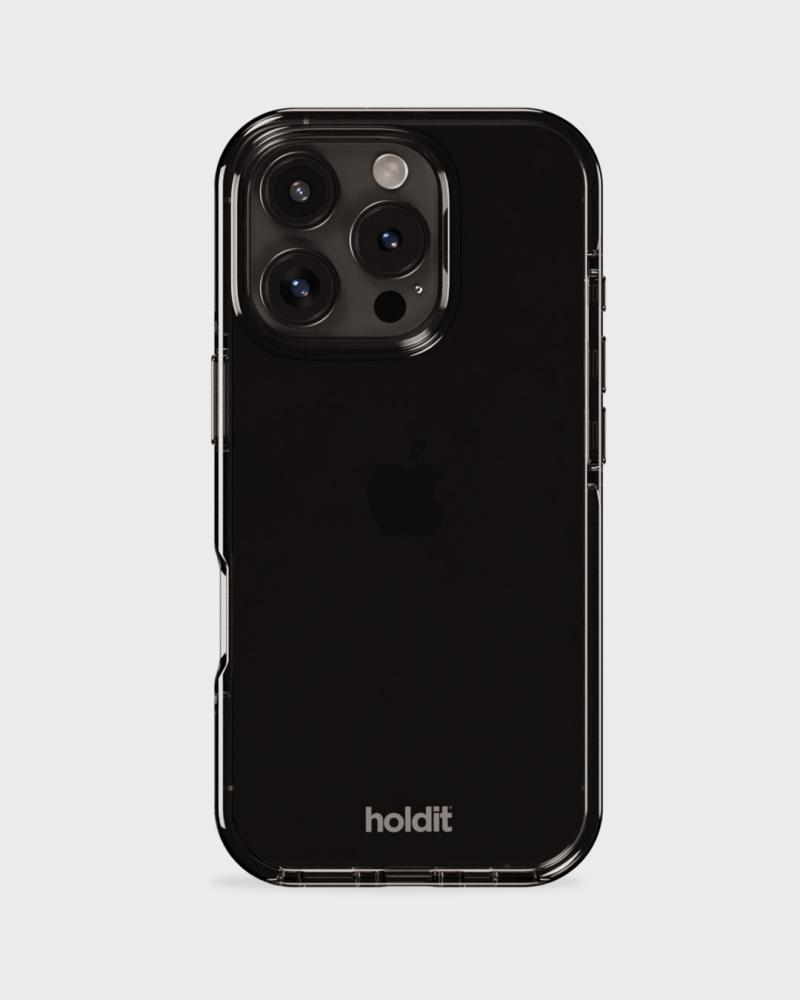 holdit holdit iPhone 16 Pro Mobilskal Seethru Svart