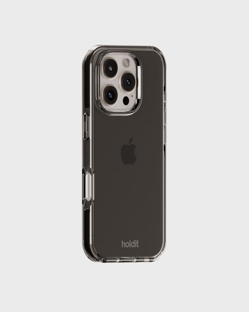 holdit holdit iPhone 16 Pro Mobilskal Seethru Svart