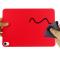  iPad Mini 2024/2021 Skal Shockproof Liquid Silikon Röd