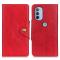  Motorola Moto G31 / G41 Fodral Mässing Magnet Röd