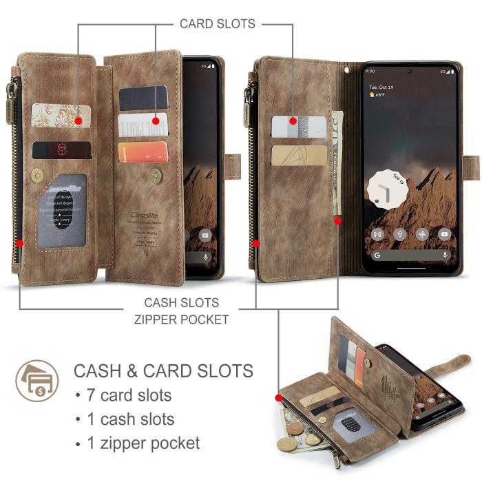 Bild 3, CASEME CASEME Google Pixel 10/10 Pro / 9/9 Pro Fodral Multifunktionell