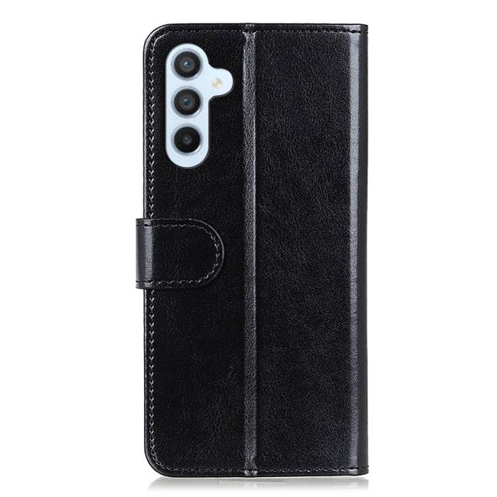 Bild 6,  Samsung Galaxy A16 Fodral Crazy Horse Läder Svart