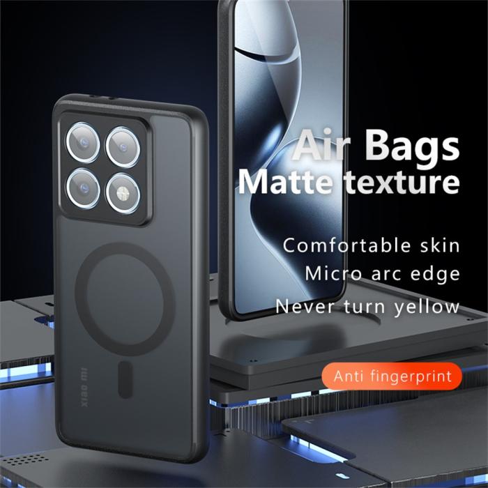 Bild 2,  Xiaomi 14T Pro Skal MagSafe Hybrid Matt Svart