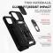  iPhone 14 Skal Ring Armor Med CamShield Svart