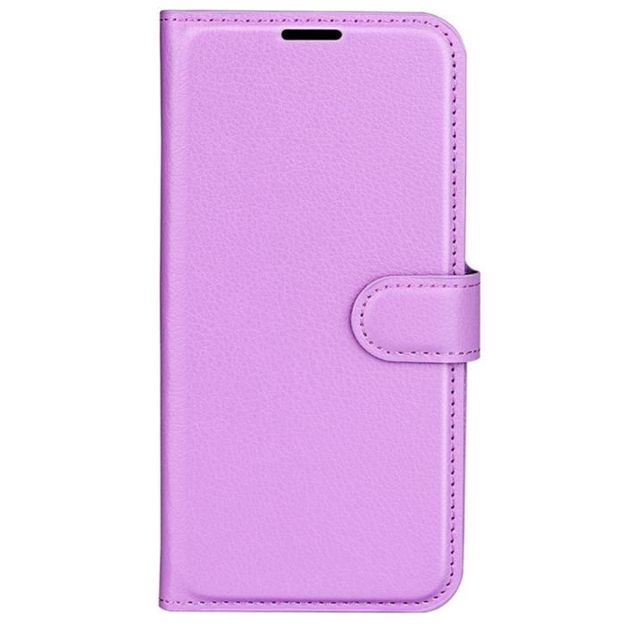 Bild 5,  Motorola Edge 50 Pro 5G Litchi Läder Fodral Lila