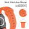 ColorPop Apple Watch 38/40/41/42 mm Silikon Armband (M/L) Orange