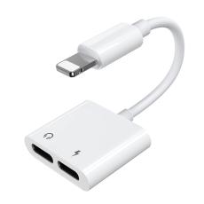 JOYROOM Joyroom Lightning Till Lightning Hona Ljud Adapter - Vit