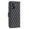  Motorola Moto E13 Fodral Diamond Läder Svart