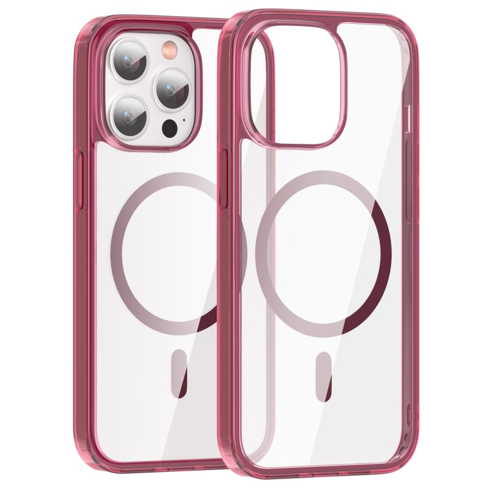ColorPop ColorPop iPhone 13 Pro Max Skal CH MagSafe Transparent/Röd