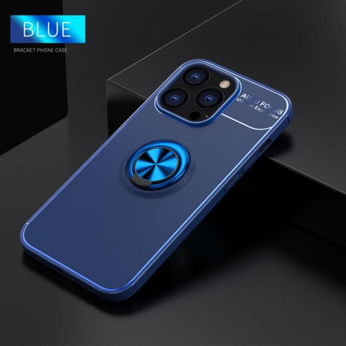 Bild 2,  iPhone 14 Pro Max Skal Ring Blå