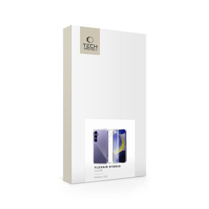 Bild 2, Tech-Protect Tech-Protect Galaxy S25 Skal FlexAir Hybrid Transparent