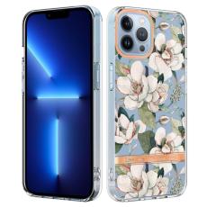  iPhone 15 Pro Skal Med Tryck Gr&ouml;n Gardenia
