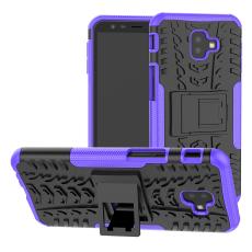  Samsung J6 Plus | Ultimata st&ouml;tt&aring;liga skalet med st&ouml;d | Lila