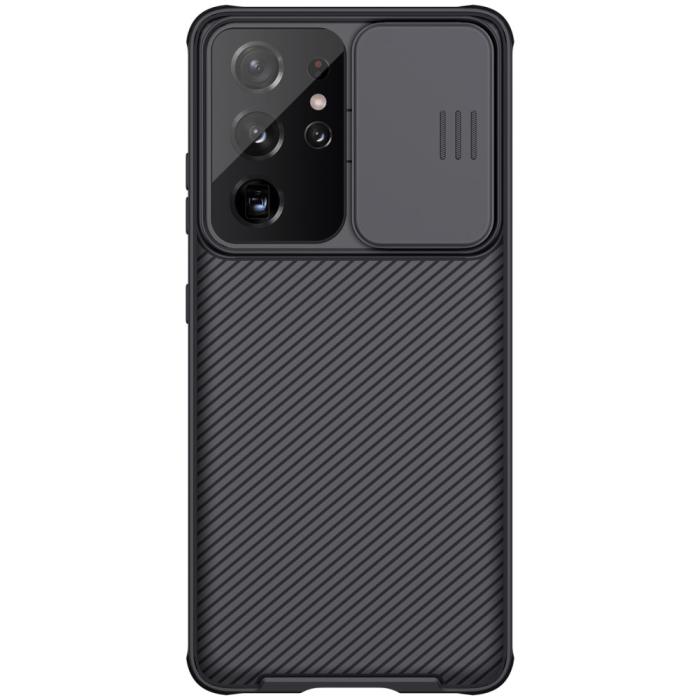 Bild 2, NILLKIN Samsung Galaxy S21 Ultra - NILLKIN CamShield Pro Skal - Svart