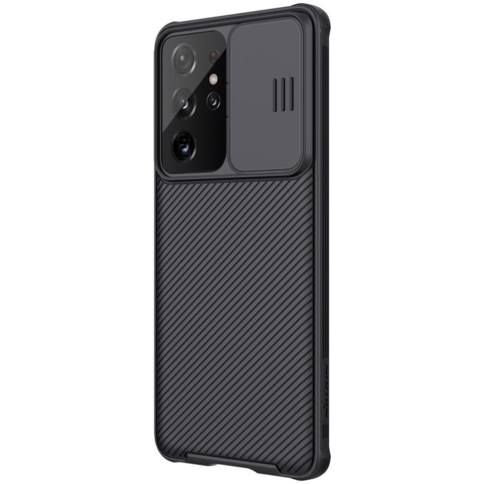 Bild 4, NILLKIN Samsung Galaxy S21 Ultra - NILLKIN CamShield Pro Skal - Svart