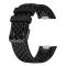  Fitbit Charge 6 / 5 Armband Silikon Ihåligt Svart