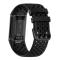  Fitbit Charge 6 / 5 Armband Silikon Ihåligt Svart
