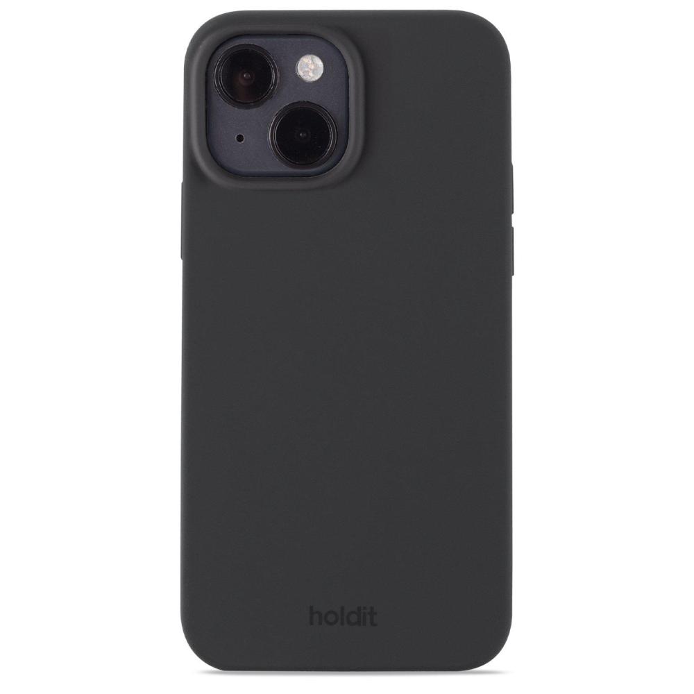 holdit holdit iPhone 15 Mobilskal Silikon Svart