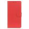  OnePlus 15R Fodral Litchi Läder Röd
