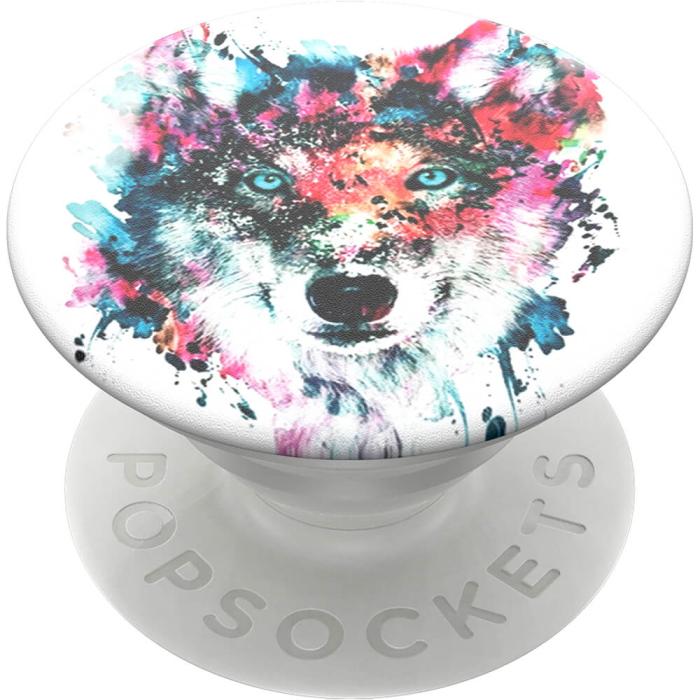 Bild 3, PopSockets PopSockets Avtagbart Grip med Ställfunktion Wolf