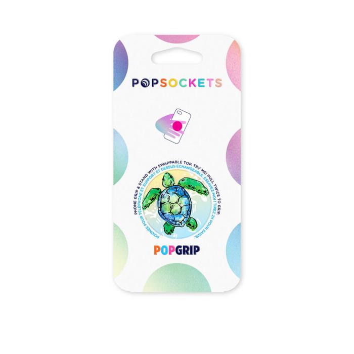 Bild 2, PopSockets PopSockets Avtagbart Grip med Ställfunktion Tortuga