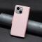  iPhone 15 Plus Fodral Shark Litchi Läder Roséguld