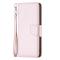  iPhone 15 Plus Fodral Shark Litchi Läder Roséguld
