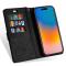  iPhone 15 Plus Multifunktionellt Fodral Svart