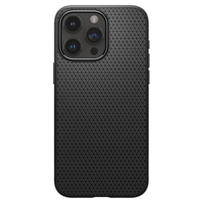 Bild 2, Spigen Spigen iPhone 15 Pro Skal Liquid Air Matt Svart