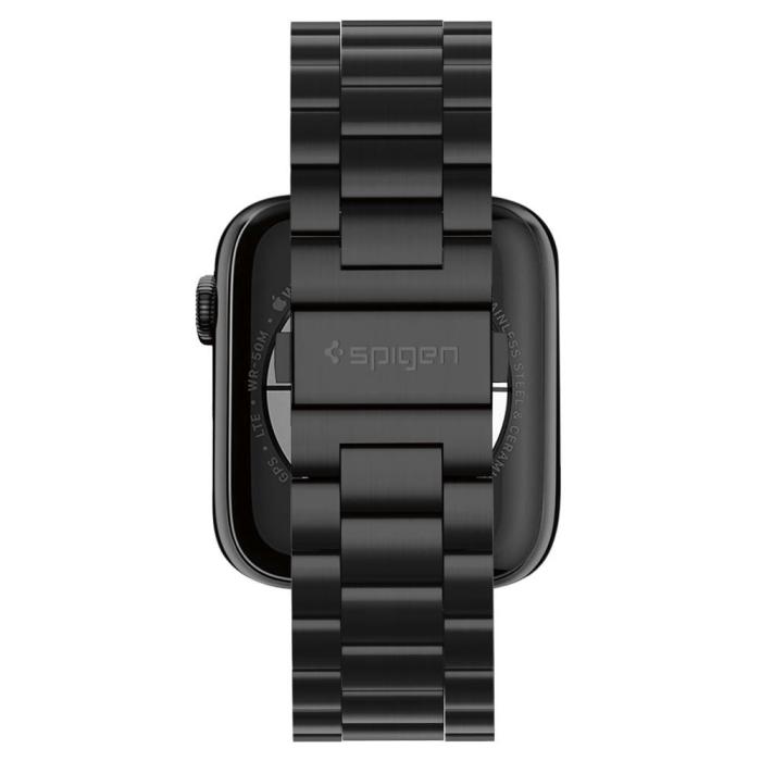 Bild 5, Spigen Spigen Apple Watch 42/44/45/46/49 mm Armband Modern Fit Svart